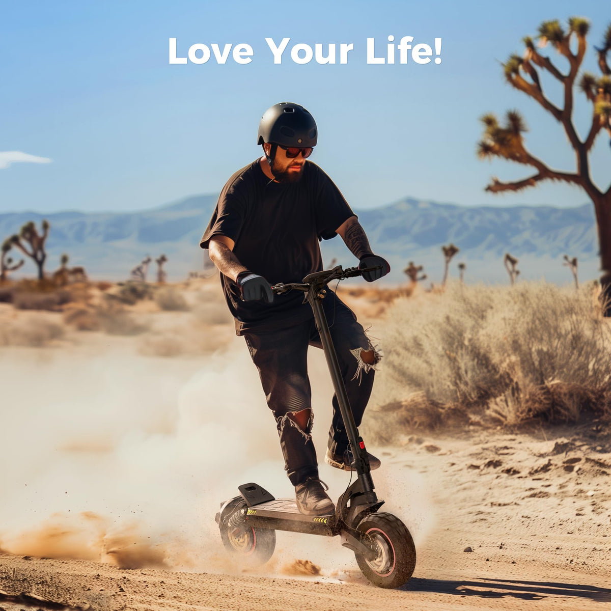 Electric Scooter with Off-Road Tires G155