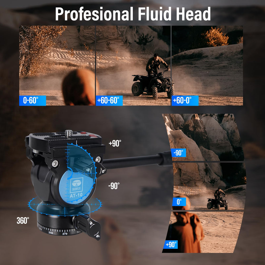 Carbon Fiber Tripod with Panoramic Fluid Head S177