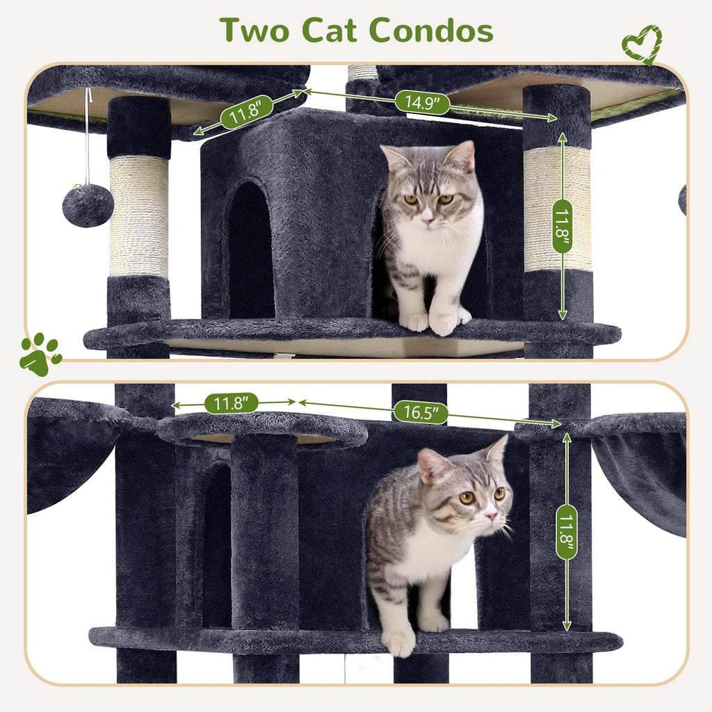 Dark Grey XXL Cat Tower T29148