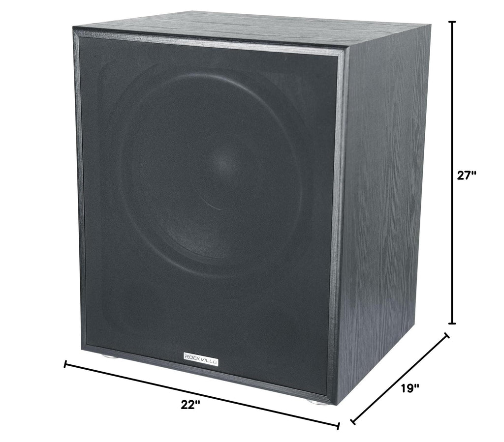 15" Black Powered Subwoofer S773