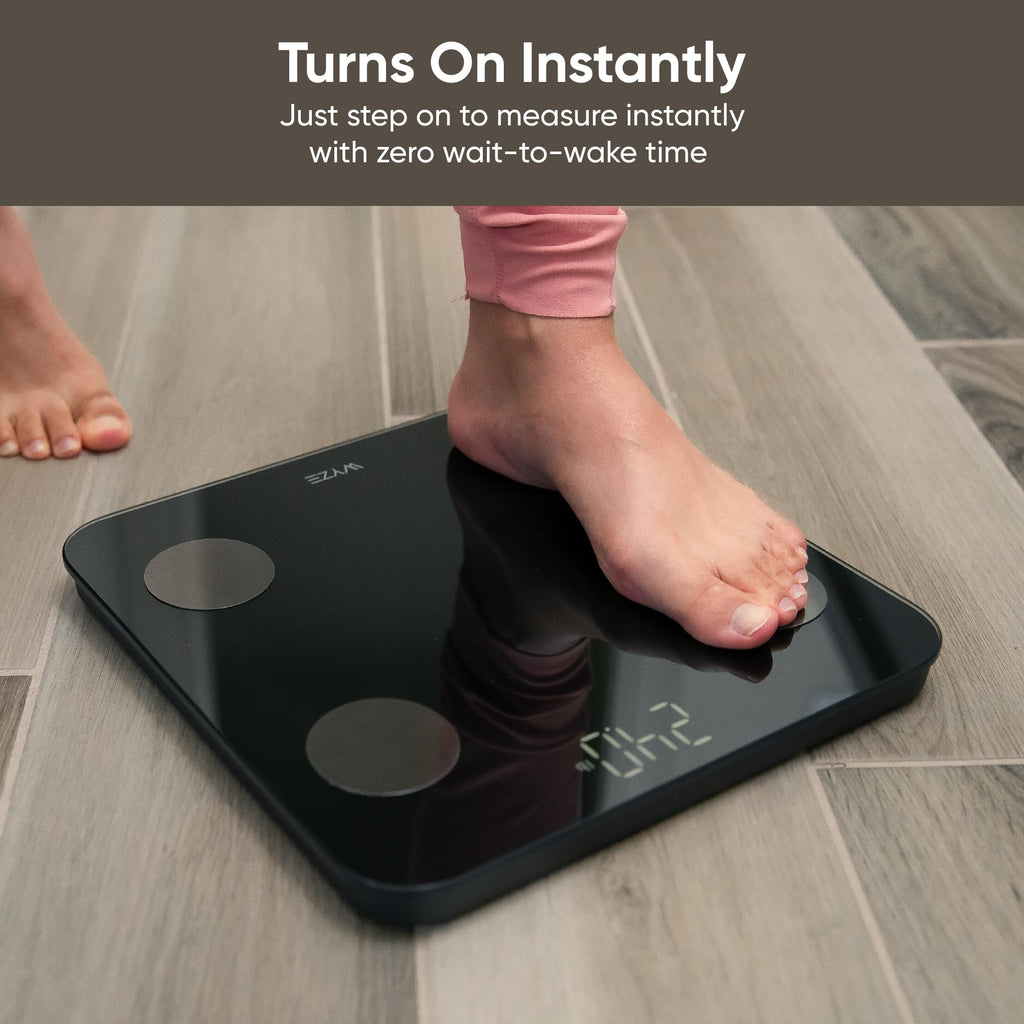 Black Smart Body Weight Scale V25102