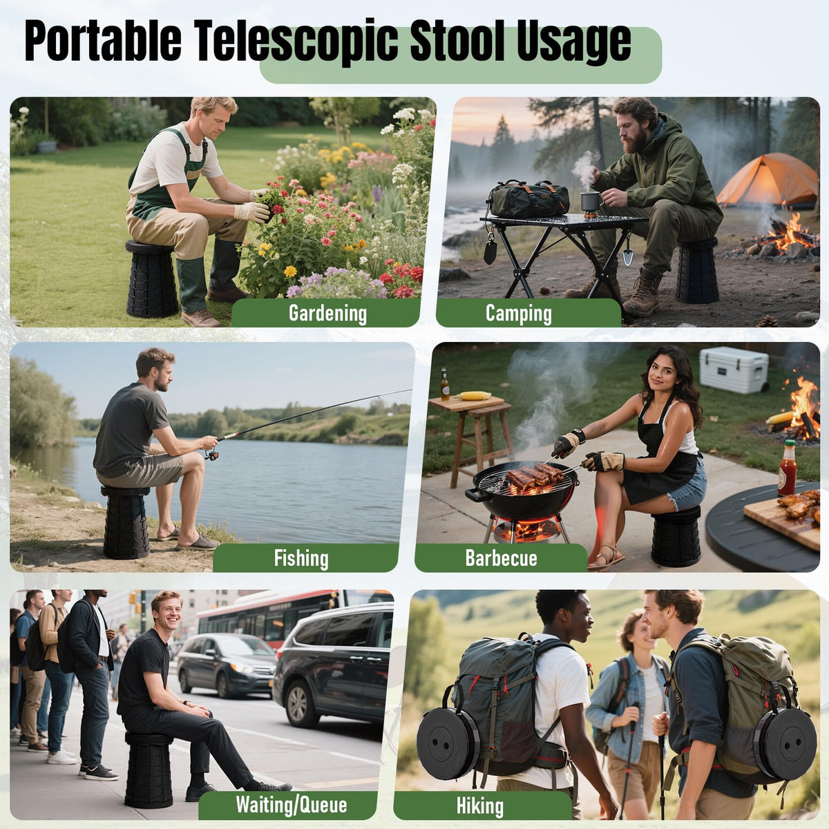 Collapsible Stool 2 Pack B89433