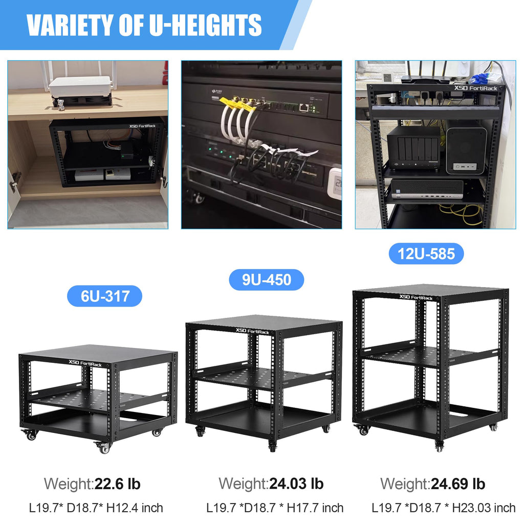 6U Open Frame Rack O52658