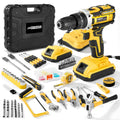 21V Cordless Drill Driver Kit with 2 Batteries & Charger A5049