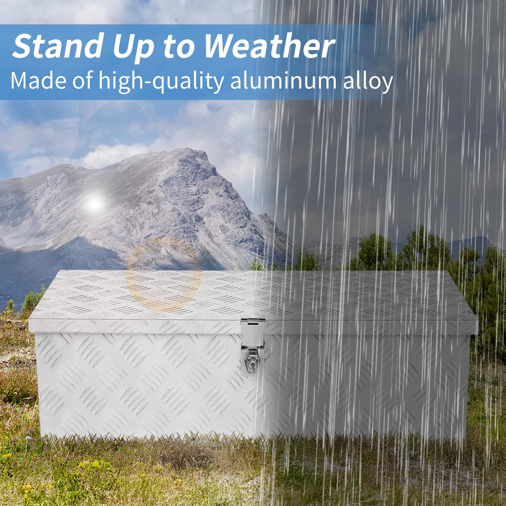 30 x 14 x 10 inch Aluminum Truck Tool Box N582546