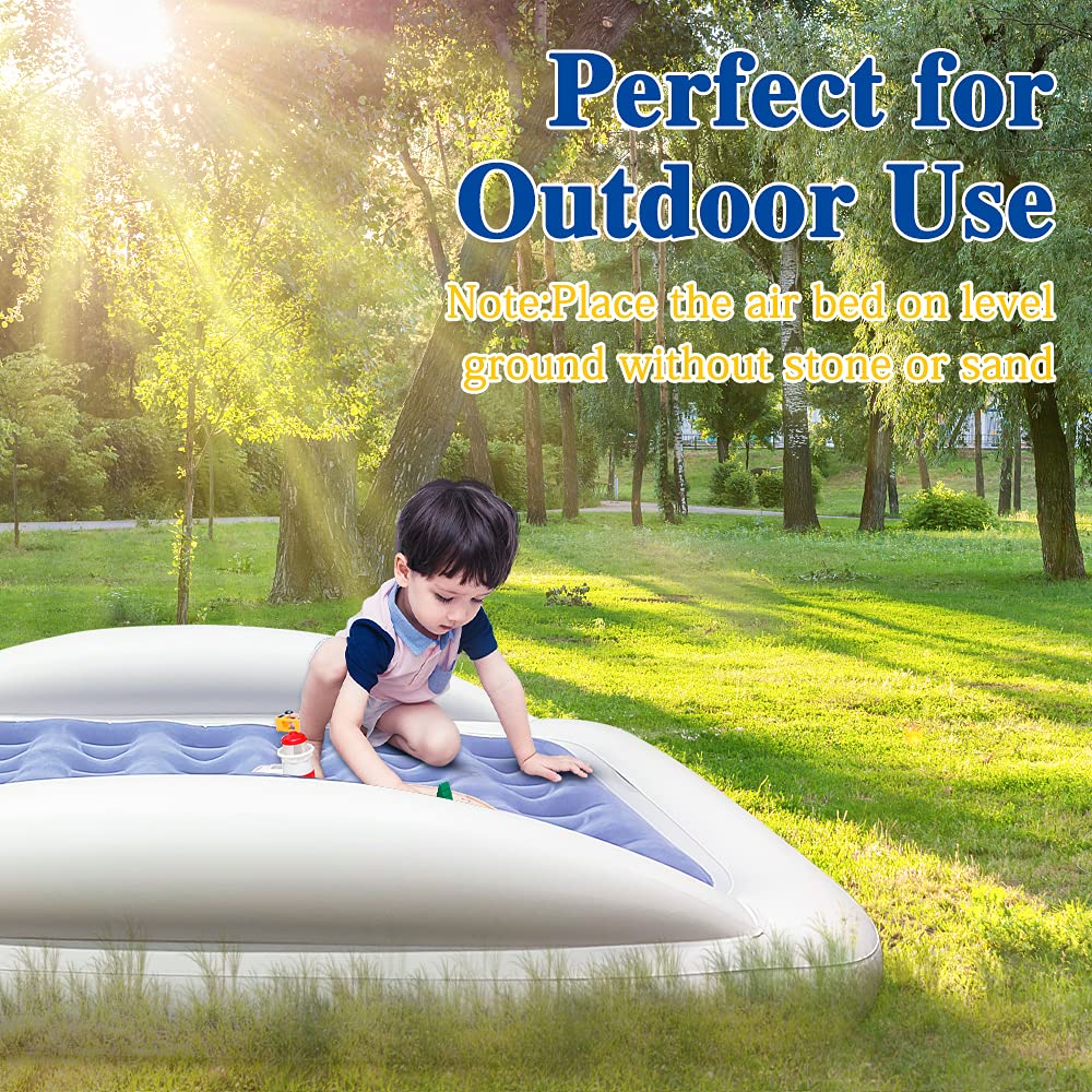 Inflatable Kids Travel Bed Toddler Air Mattress Set G7378