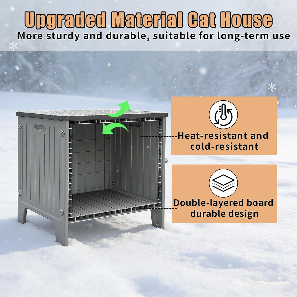 Insulated Heated Cat House N7910