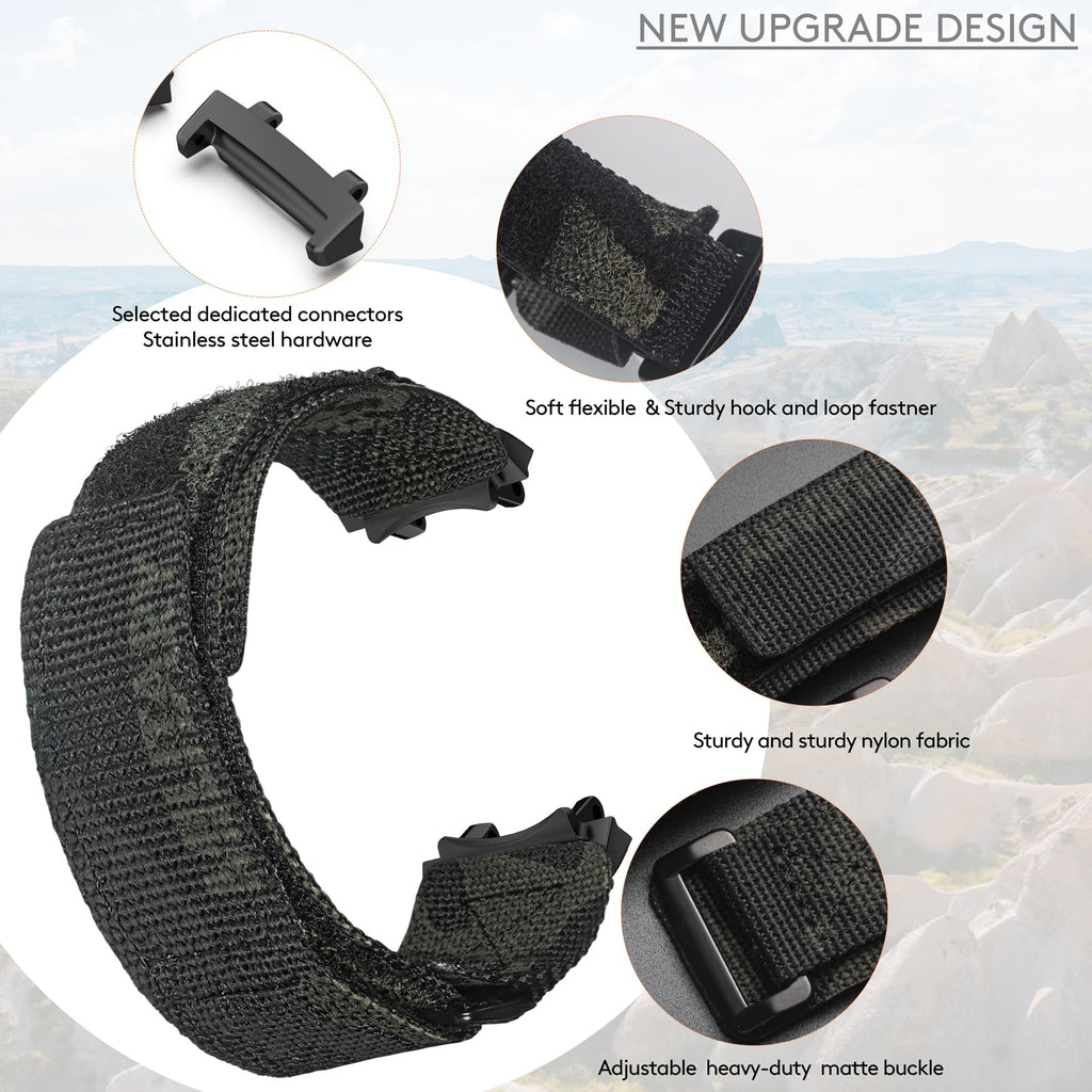 Camouflage Nylon Watch Bands M6403