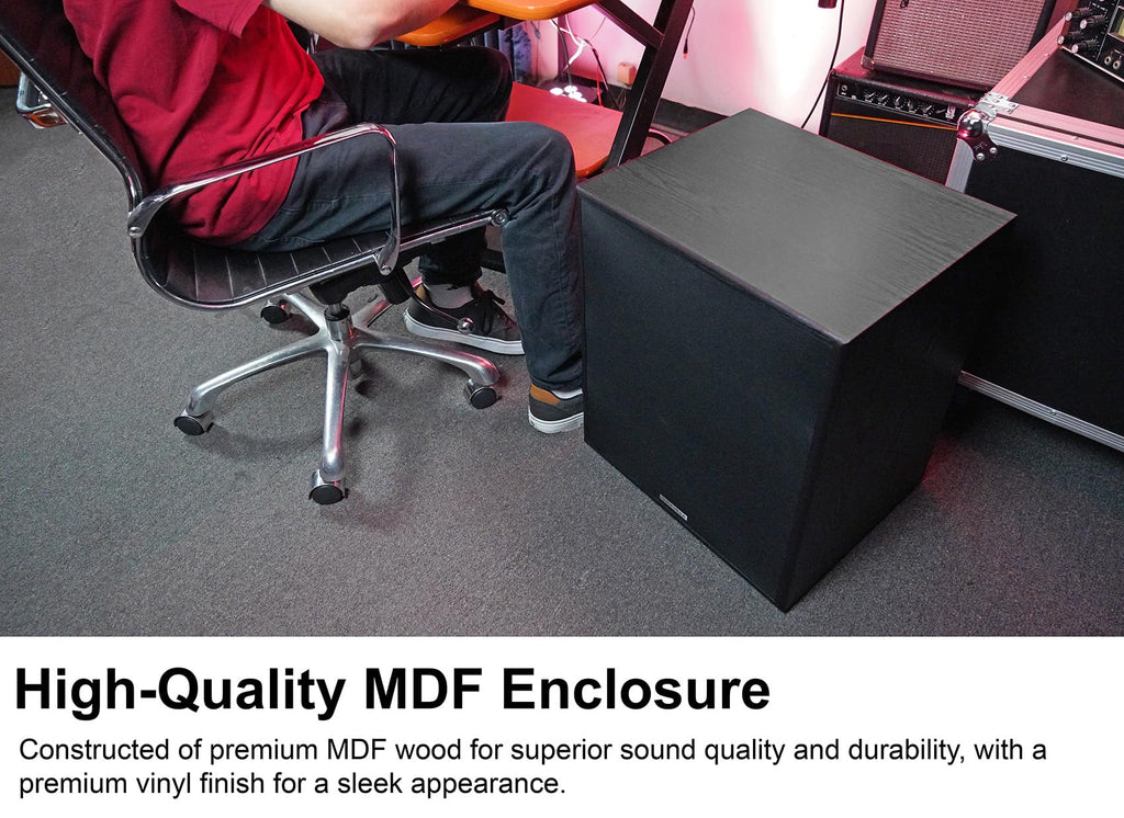 15" Black Powered Subwoofer S773