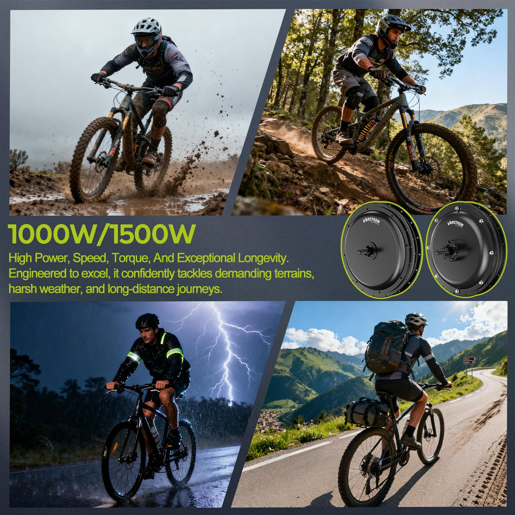 48V 1000W Electric Bike Conversion Kit Rear Wheel Hub Motor V113334