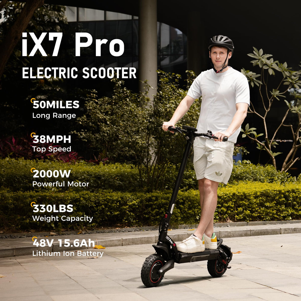 Electric Scooter with Off-Road Tires G155