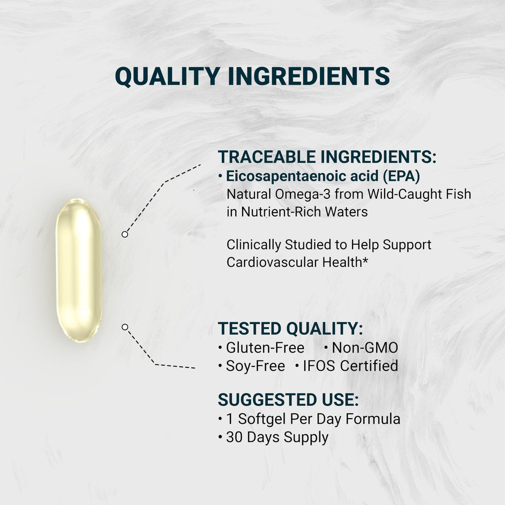 Fish Oil 1000mg 30 Softgels B412