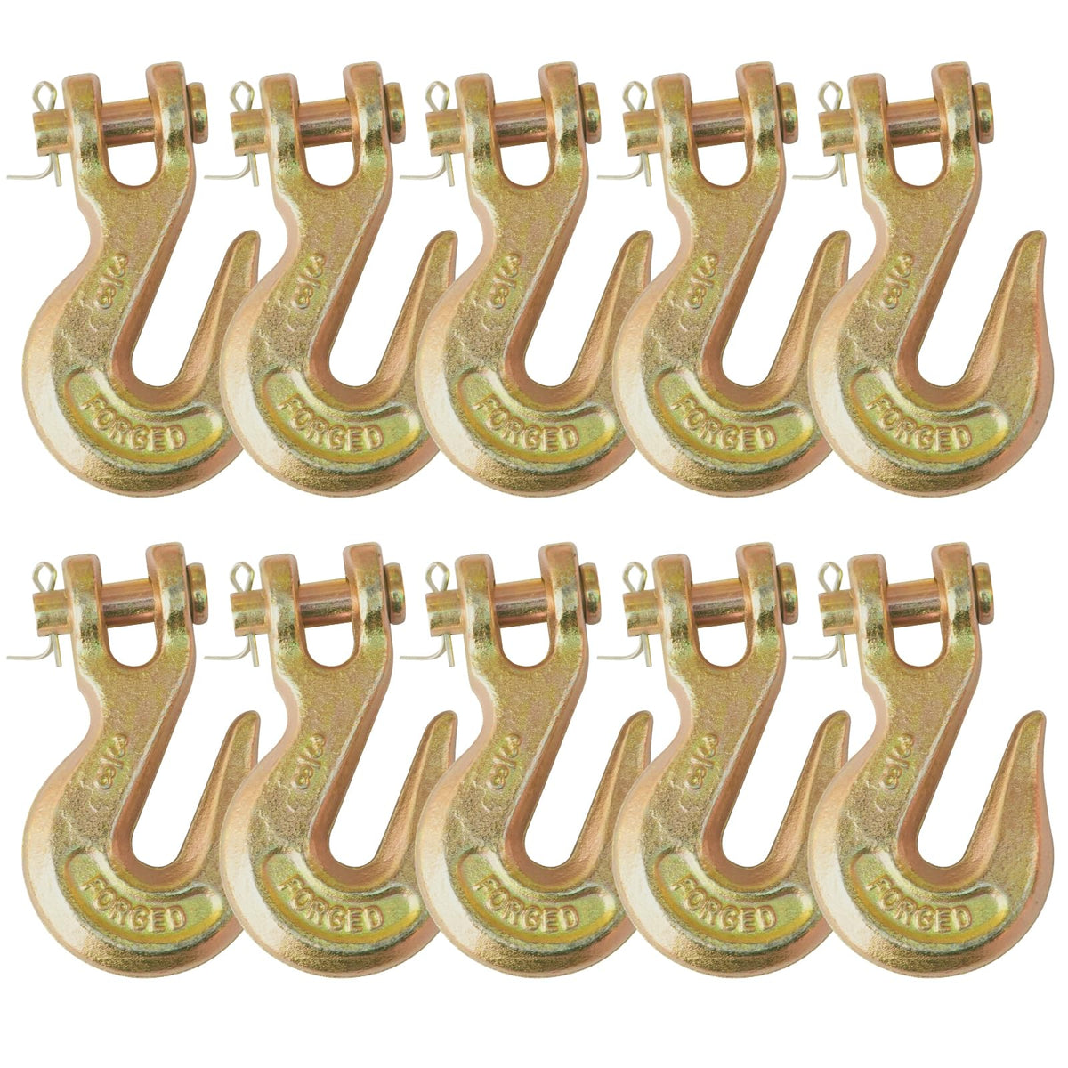 3/8" Grade 70 Clevis Slip Hook 6,600 LBS 10 Pack B595945