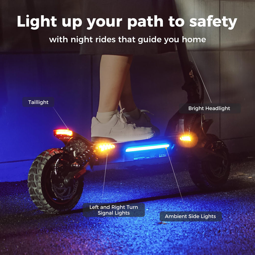 Electric Scooter with Off-Road Tires G155