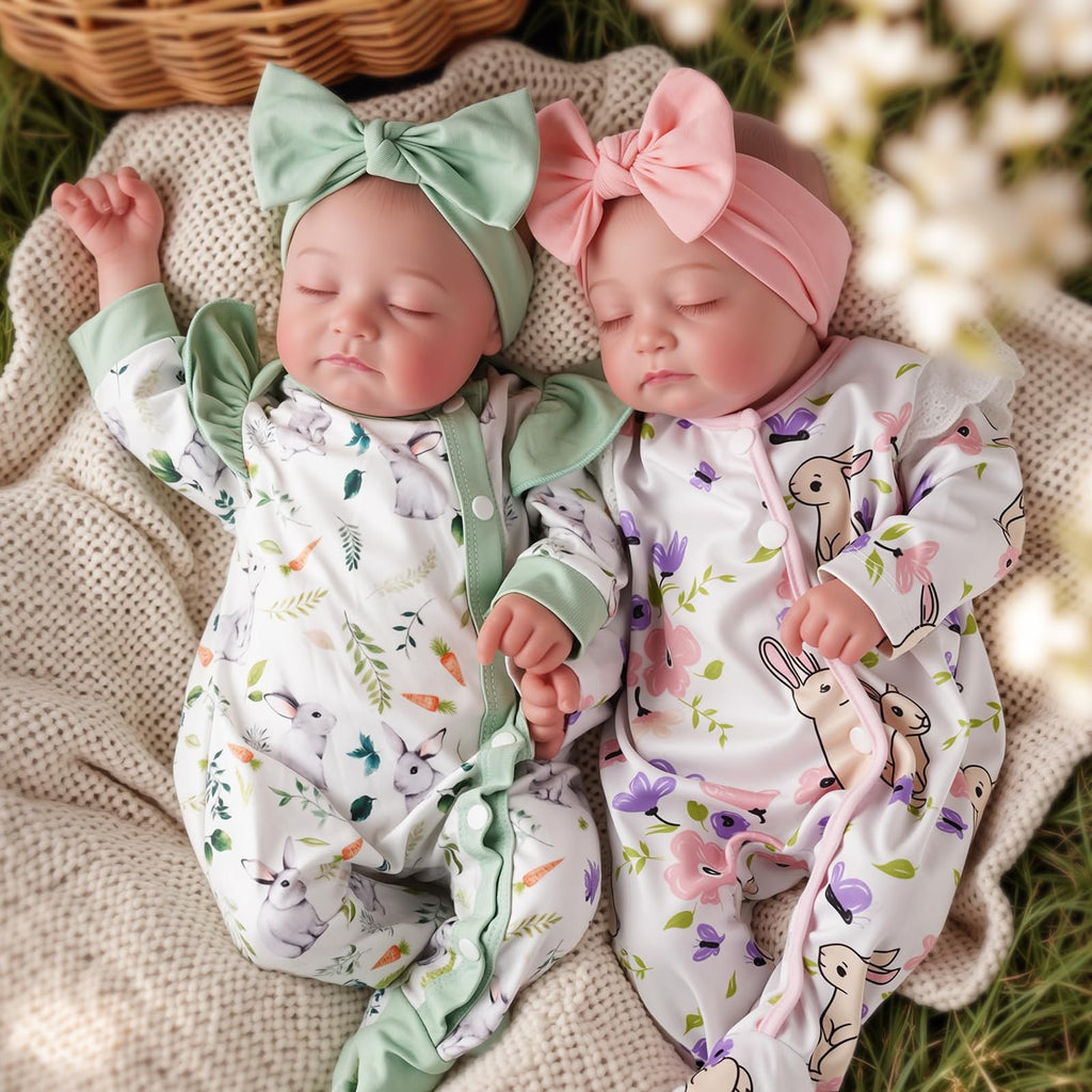 Lifelike Reborn Baby Dolls Twins 20 inch O26329