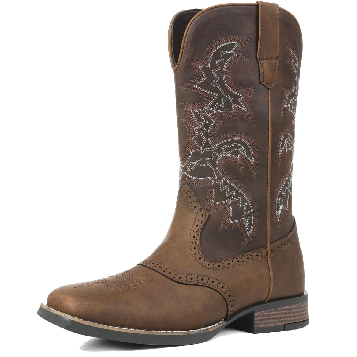 Cowboy Boots Square Toe Slip Resistant Work N758674