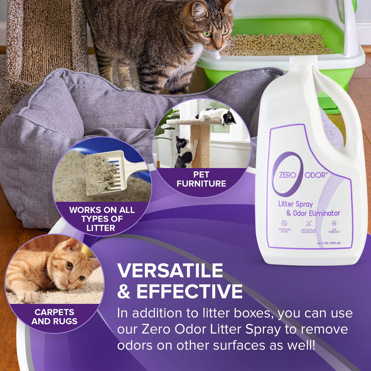 Cat Litter Deodorizer Refill 64 oz D121