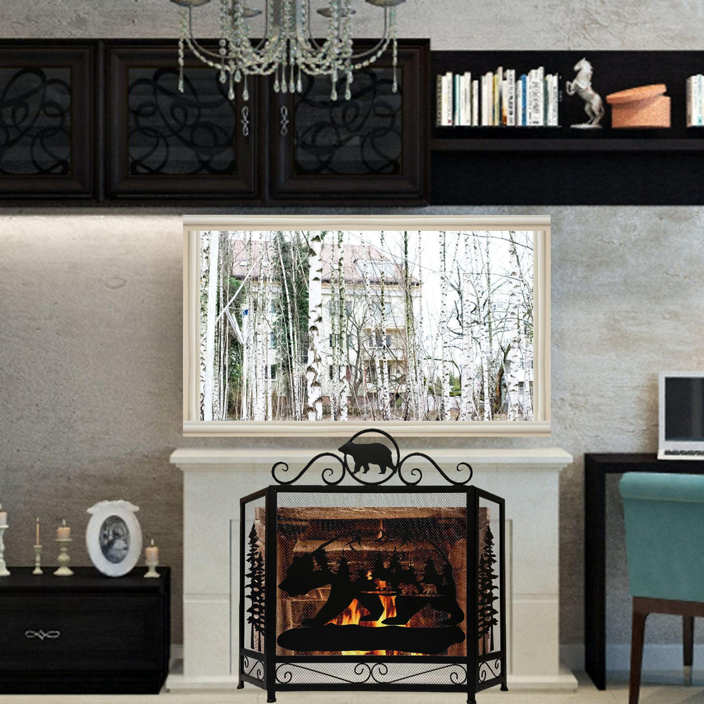 3-Panel Fireplace Screen X4838