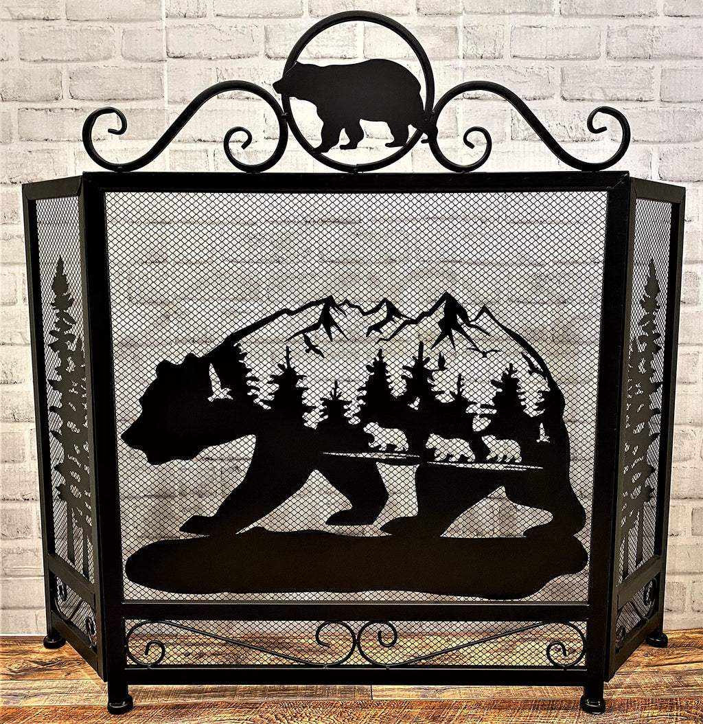 3-Panel Fireplace Screen X4838